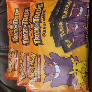 Pokemon Trick or Trade Booster Bundle 2022 Lot Of 3, 119 Cards Total 2 NWT
